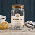 Fart2Table Summer BBQ novelty gift jar with centered die-cut label, harvested July 18, 2026