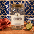 Fart2Table Taco Tuesday novelty gift jar with centered die-cut label, harvested May 5, 2026